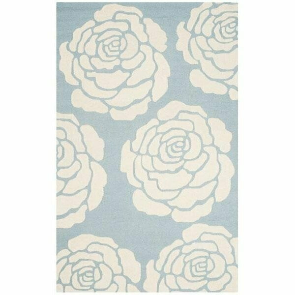 Cambridge Hand Tufted Round RugBlue & Ivory 6 x 6 ft., Safavieh, Mfr#: CAM782B-6R
